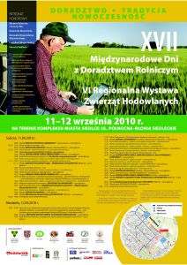 Plakat VI Regionalnej Wystawy Zwierząt Hodowlanych w Siedlcach