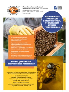 Ulotka informacyjna Pszczoły 2023